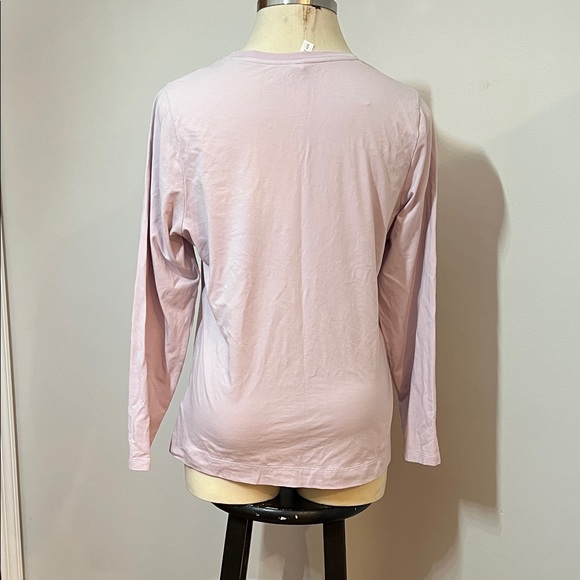 Lavender Long Sleeve Breathable Athletic Tee by ATHLETA Cotton Classic Tee - Picture 5 of 10